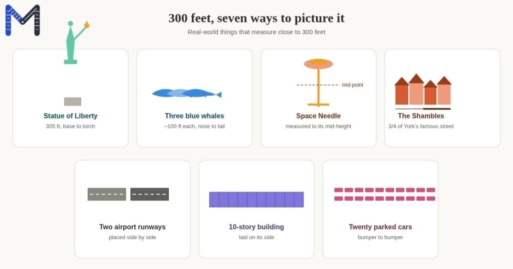 How Far Is 300 Feet