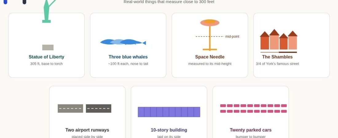How Far Is 300 Feet (12 Real-Life Examples Surprise You)